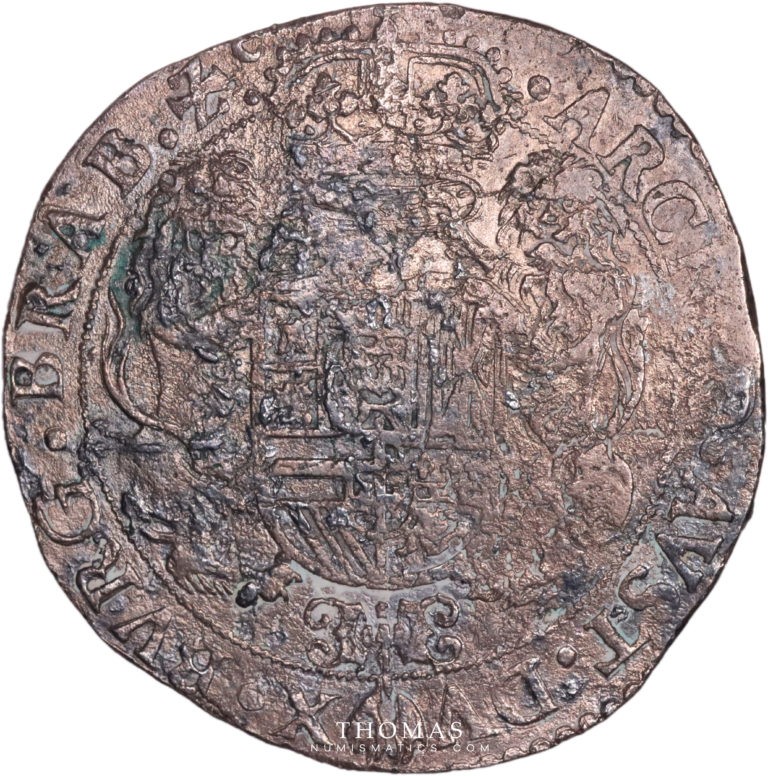 Pays-bas espagnols Brabant philippe IV ducaton 1639 shipwreck hollandia revers