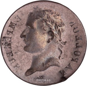 1 franc incuse napoleon revers