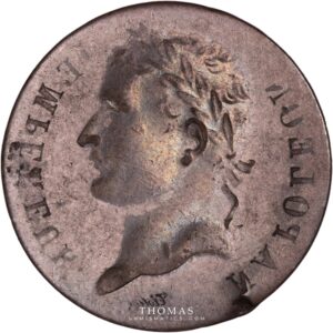 1 franc incuse napoleon reverse
