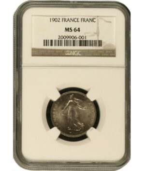 1 franc semeuse 1902 avers