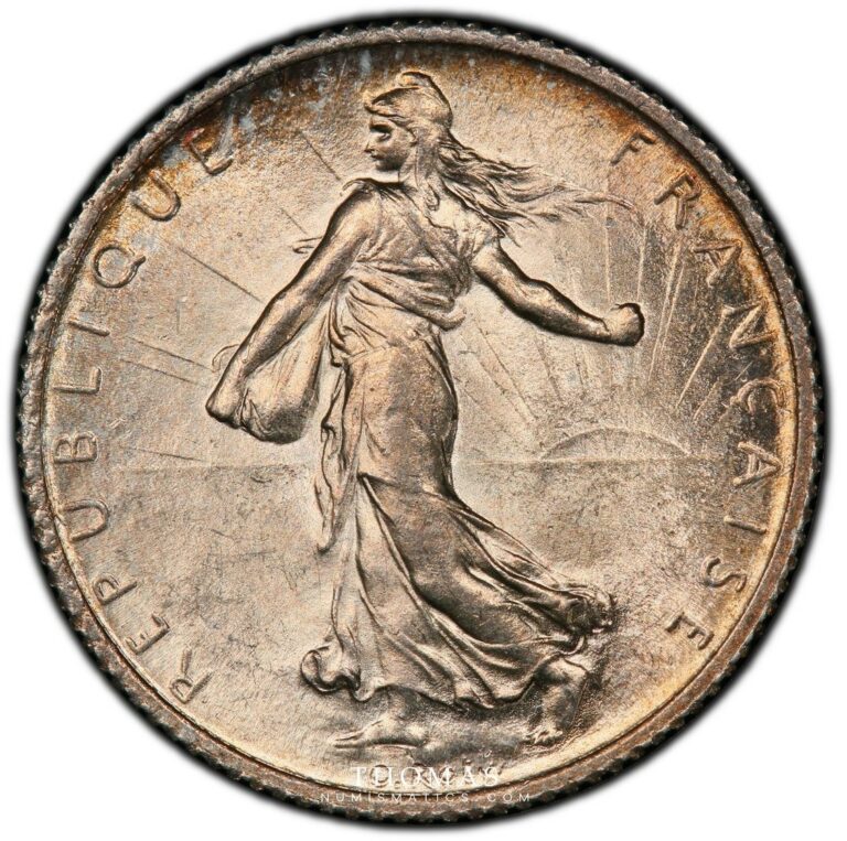 1 franc semeuse 1915 avers pcgs MS 63