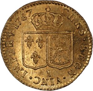 1787 I louis xvi gold or reverse