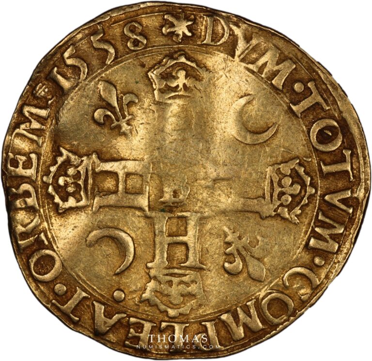 double henri gold or 1858 B reverse