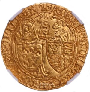 Salut d'or Henry VI NGC ms 62 avers