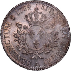 ecu louis xvi 1789 A -2 revers