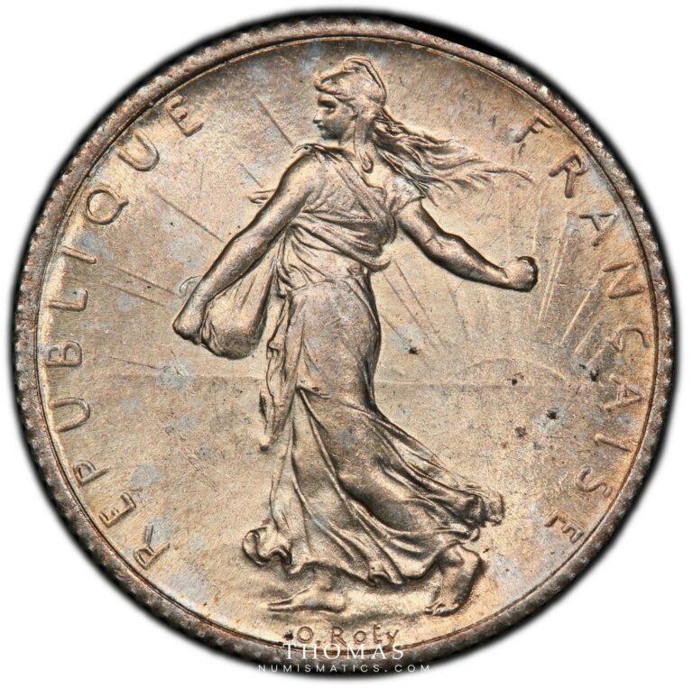 1 franc semeuse 1916 PCGS MS 63 avers
