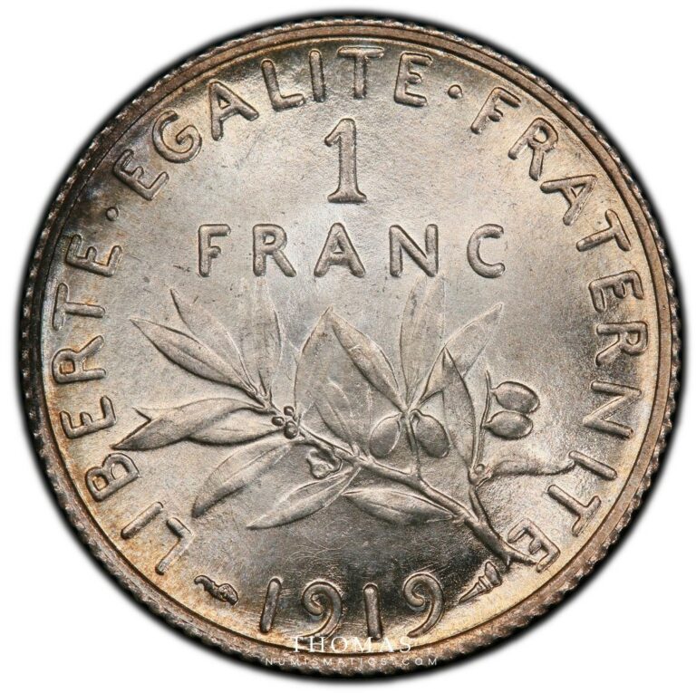1 franc semeuse 1919 reverse pcgs ms 64 -3