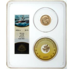 20 francs gold or 1854 A obverse treasure shipwreck ss central america