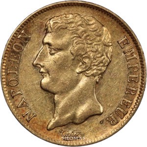 20 francs or napoleon I avers an 12A buste intermédiaire