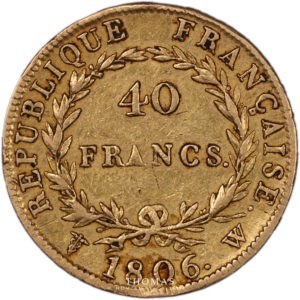 40 francs or 1846 W revers