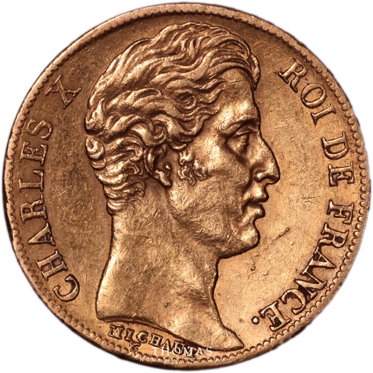 20 francs or 1830 A avers-2