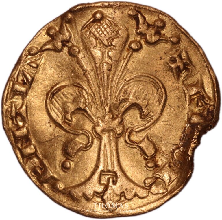 Gold florin or florence reverse