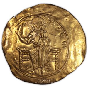 alexis Ier comnene hyperpere or constantinople reverse gold