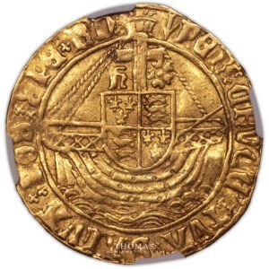 ange or henry VII NGC XF 45 revers