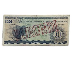 banknote burundi obverse