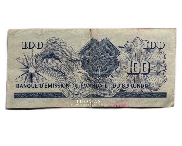 billet burundi revers