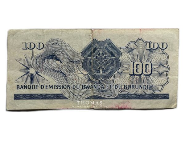 banknote burundi reverse