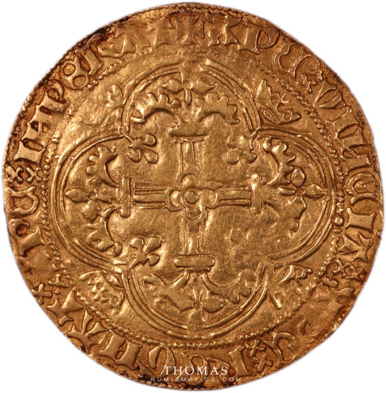 Charles VII royal or poitiers revers-2