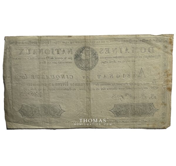 cinquante livres assignat revers-2