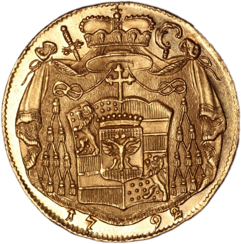 gold hieronymus ducat germany reverse