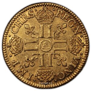 Louis XIII louis or meche mi longue reverse gold