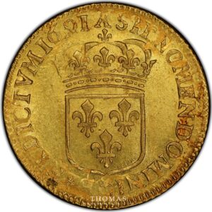 louis xiv dor a lecu 1691 A reverse treasure of plozevet