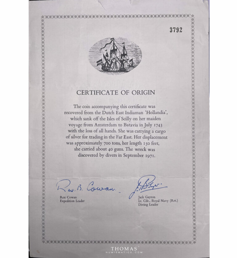 certificate hollandia