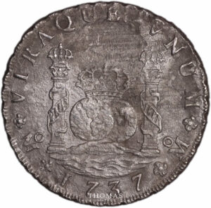 Mexico 8 reales 1737 MF Philippe V shipwreck Rooswijk reverse-2