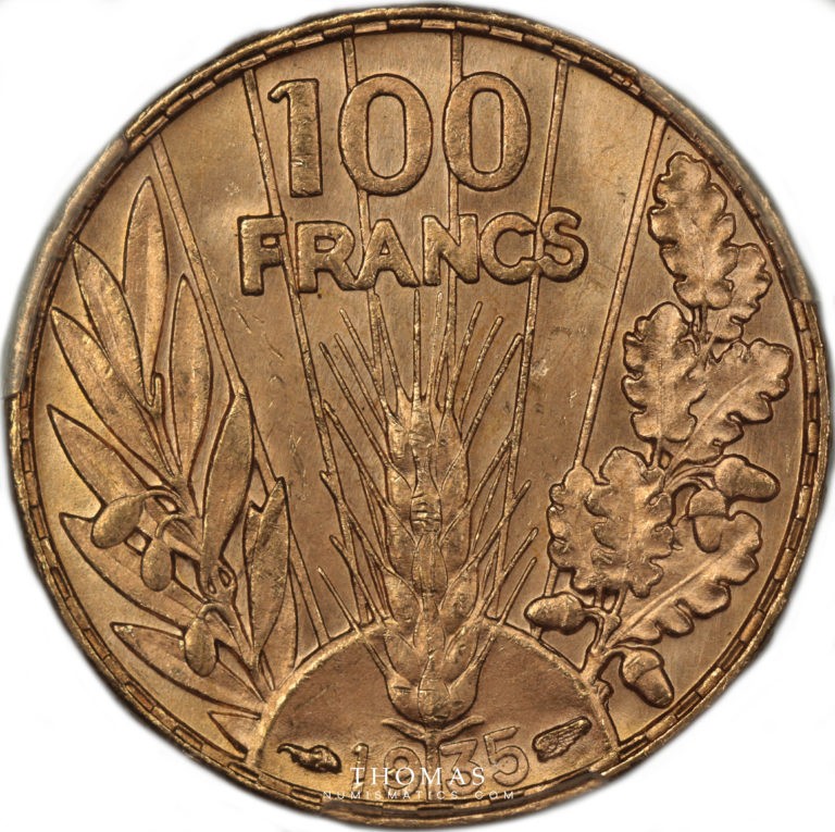 100 francs bazor areers 1935