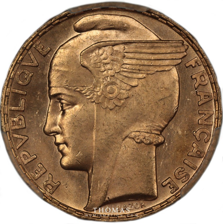 100 francs bazor avers 1935