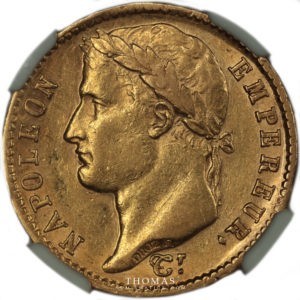 20 francs or 1812 U avers