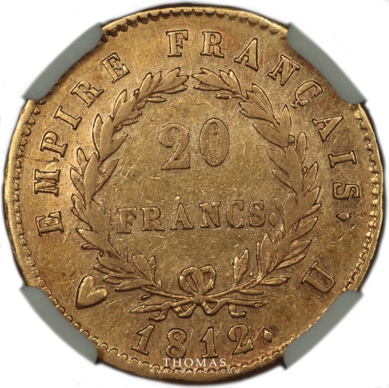 20 francs or 1812 U revers