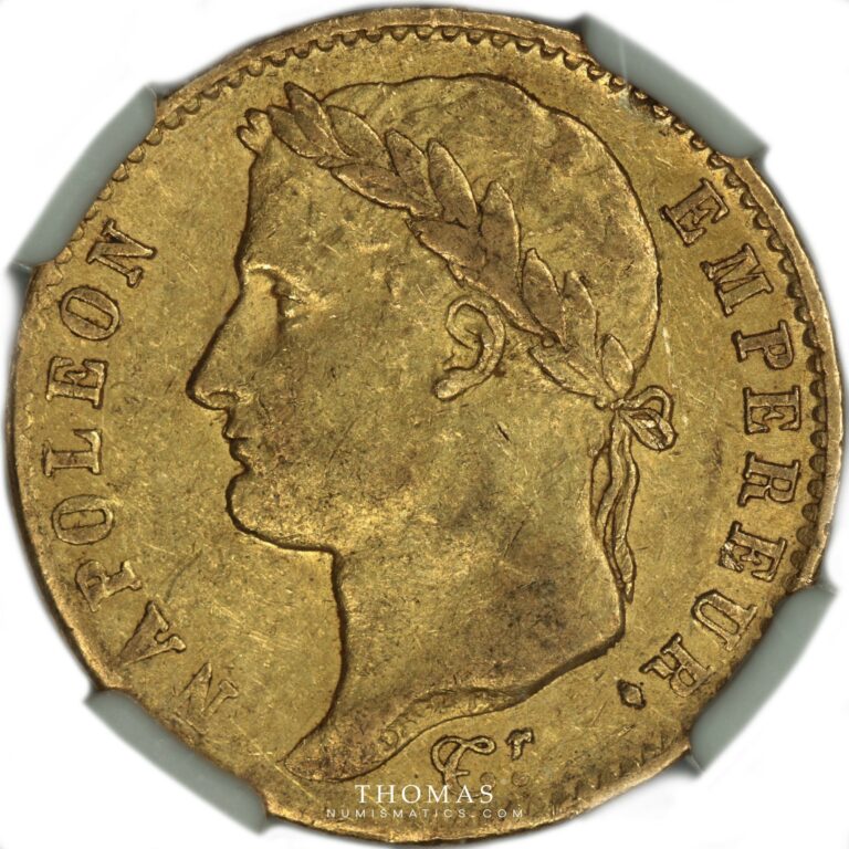 Gold 20 francs or napoleon 1815 w obverse -2