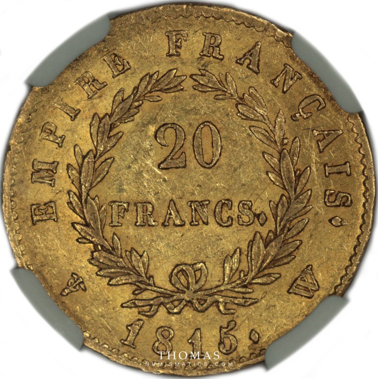 20 francs or napoleon 1815 w revers -2