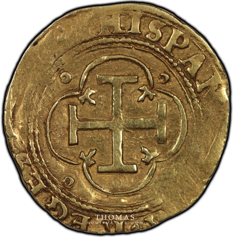 gold escudo jeanne et charles reverse-2