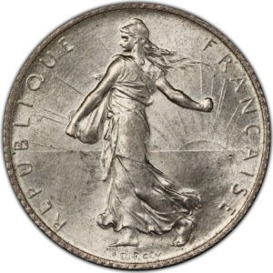 1 francs 1914 C PCGS MS 63 avers