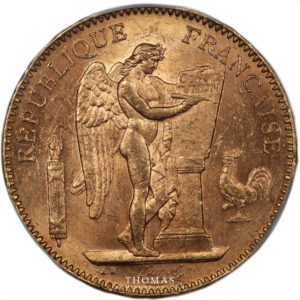 50 francs or 1904 PCGS MS 63 plus avers