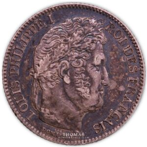 1 franc louis philippe I 1845 A avers
