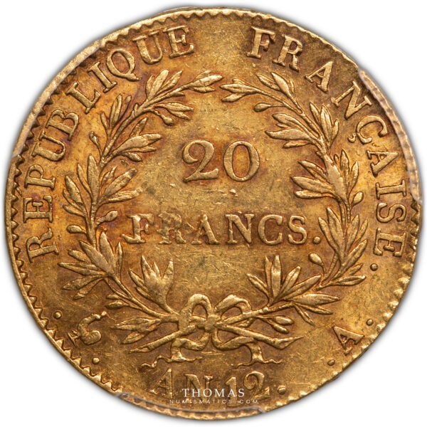 bonaparte premier consul 20 francs or revers-2