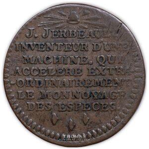 Constitution - Trial de Jerbeault 1791 Paris reverse