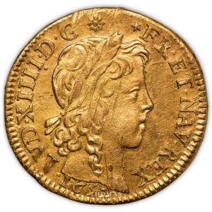 Louis XIV - Louis d'or à la mèche longue - 1652 A paris avers -3
