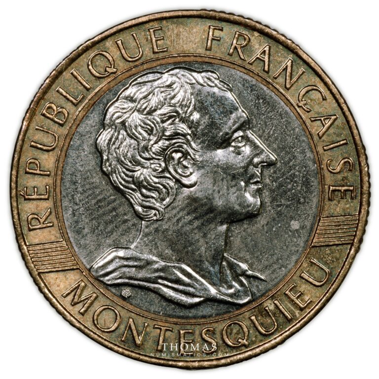 10 francs trial montesquieu 1989 obverse