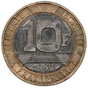 10 francs essai montesquieu 1989 revers