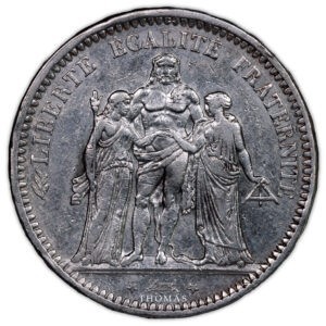 5 francs camélinat hercule 1871 avers-3