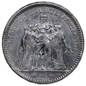 5 francs camélinat hercule 1871 obverse-3