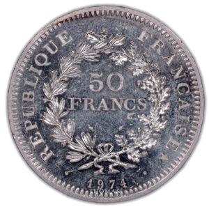 50 Francs Hercule - 1974 - Essai revers