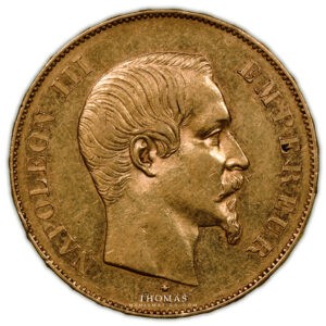 50 francs or 1855 BB strasbourg avers