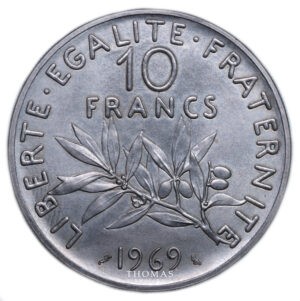 epreuve 10 francs semeuse revers