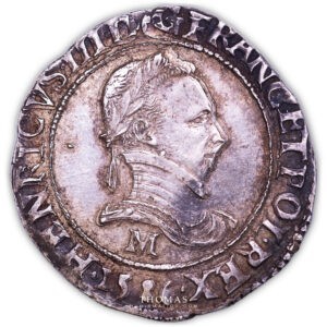 Henri III col fraise 1586 Toulouse avers