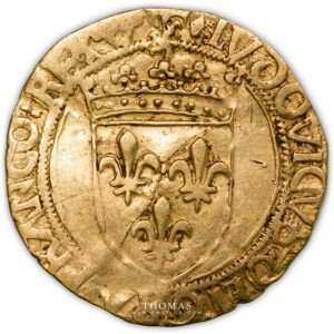 Louis XII ecu or au soleil bayonne avers